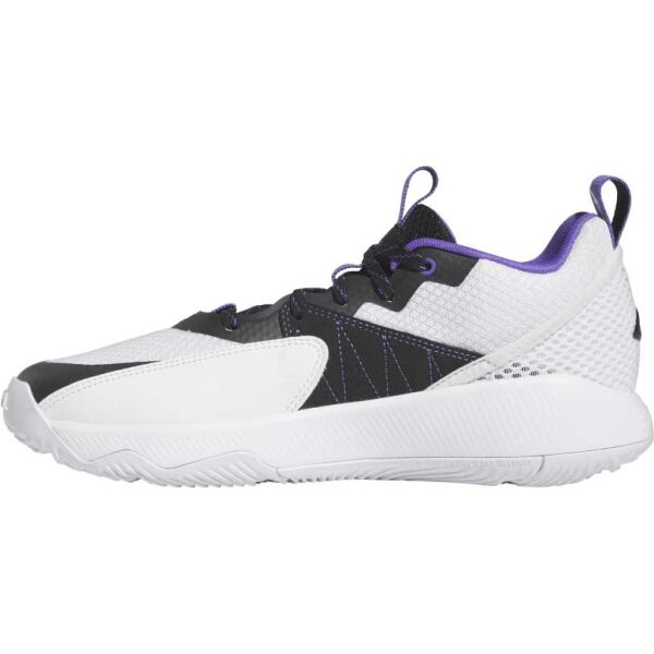 Adidas DAME CERTIFIED Мъжки баскетболни обувки, бяло, Veľkosť 42 2/3