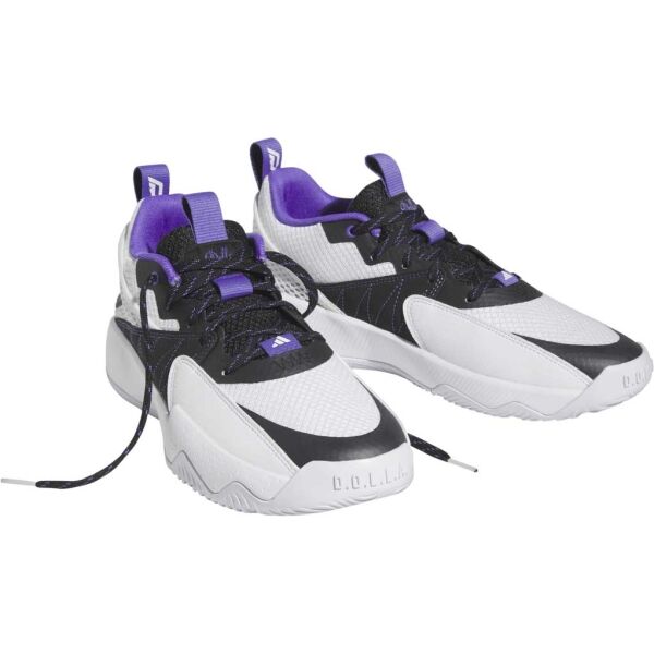 Adidas DAME CERTIFIED Мъжки баскетболни обувки, бяло, Veľkosť 42 2/3