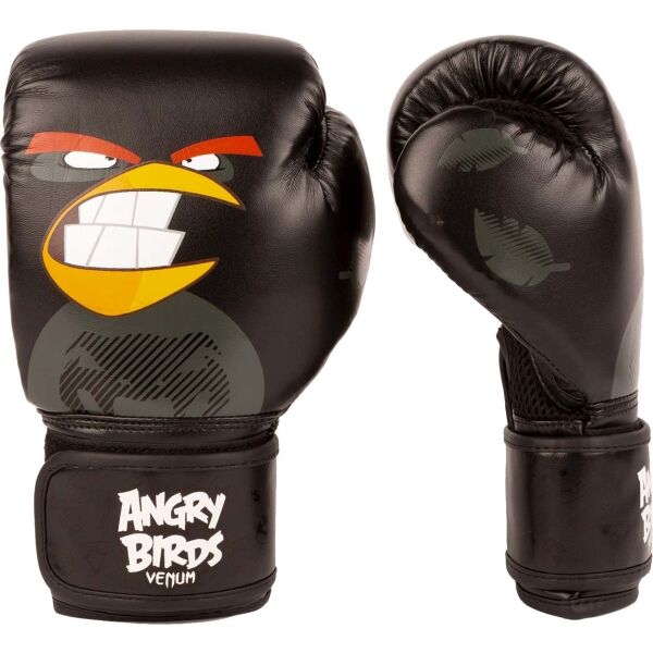 Venum ANGRY BIRDS BOXING GLOVES Детски боксьорски ръкавици, черно, Veľkosť 6 OZ