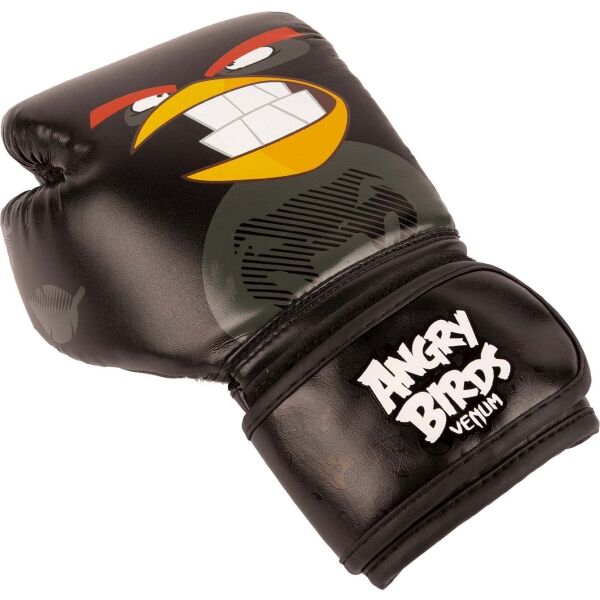 Venum ANGRY BIRDS BOXING GLOVES Детски боксьорски ръкавици, черно, Veľkosť 6 OZ