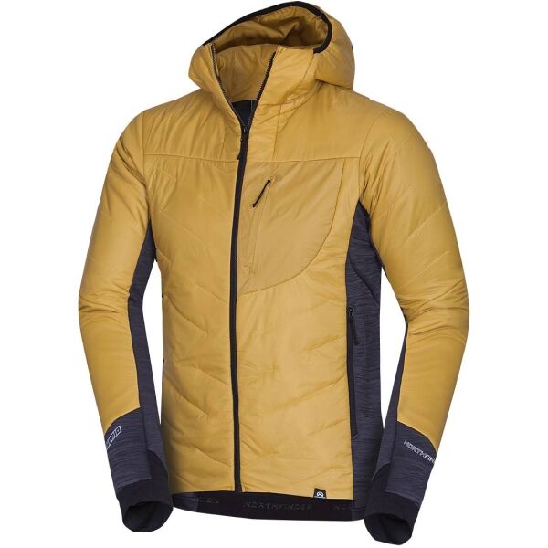 Northfinder OTIS Férfi hibrid kabát, barna, méret 2XL