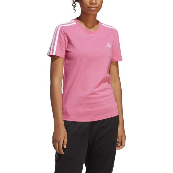 Adidas 3S T Damenshirt, Rosa, Größe S