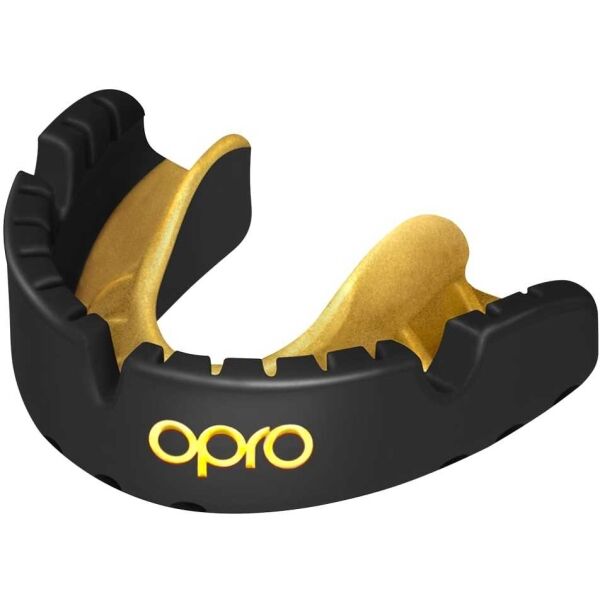 Opro GOLD BRACES Fogvédő, fekete, méret SR
