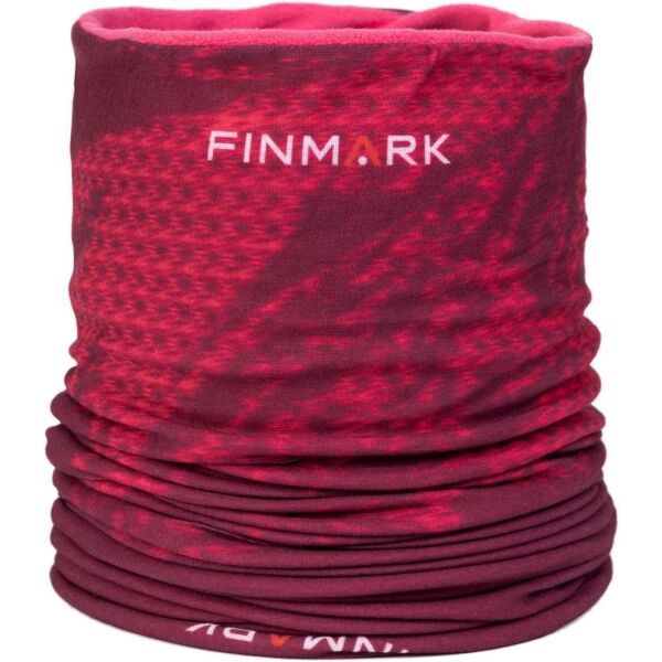 Finmark FSW-208 Дамски мултифункционален шал с флийс, розово, Veľkosť UNI