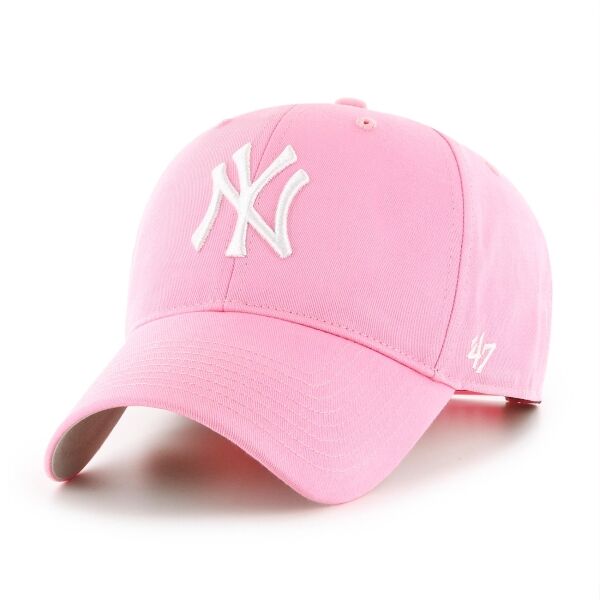 47 MLB NEW YORK YANKEES RAISED BASIC MVP Baseball sapka, rózsaszín, méret os