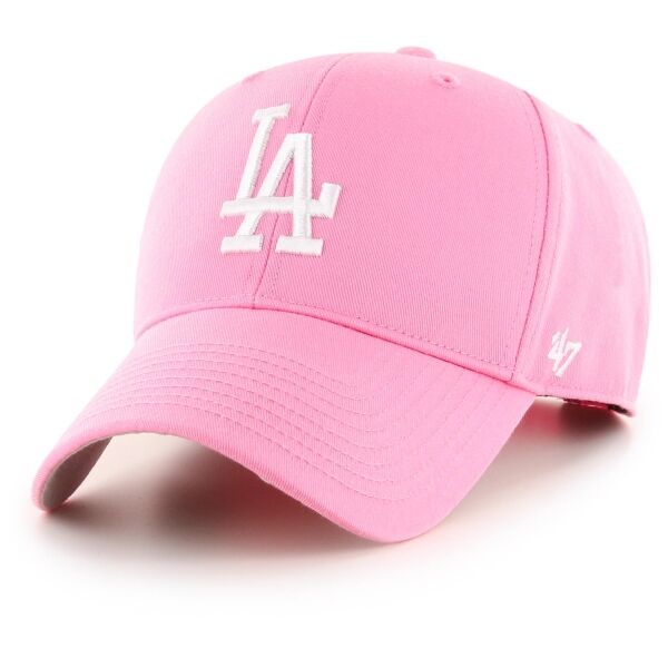 47 MLB LOS ANGELES DODGERS RAISED BASIC MVP Baseball sapka, rózsaszín, méret os