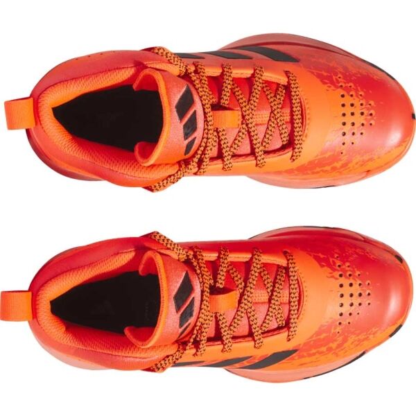 Adidas CROSS EM UP 5 K WIDE Баскетболни обувки за момчета, червено, Veľkosť 40