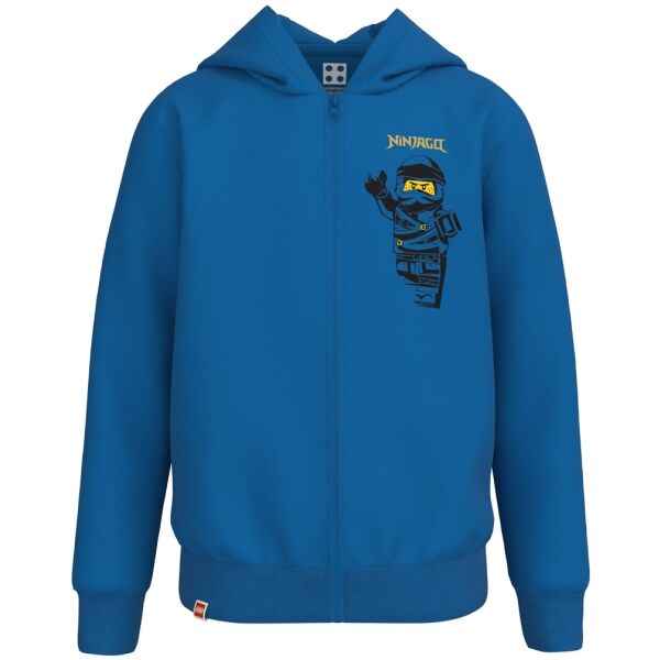 LEGO® Kidswear CARDIGAN W. HOOD Jungen Sweatshirt, Blau, Größe 128