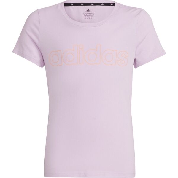 adidas LIN T Lány póló, rózsaszín, méret 128