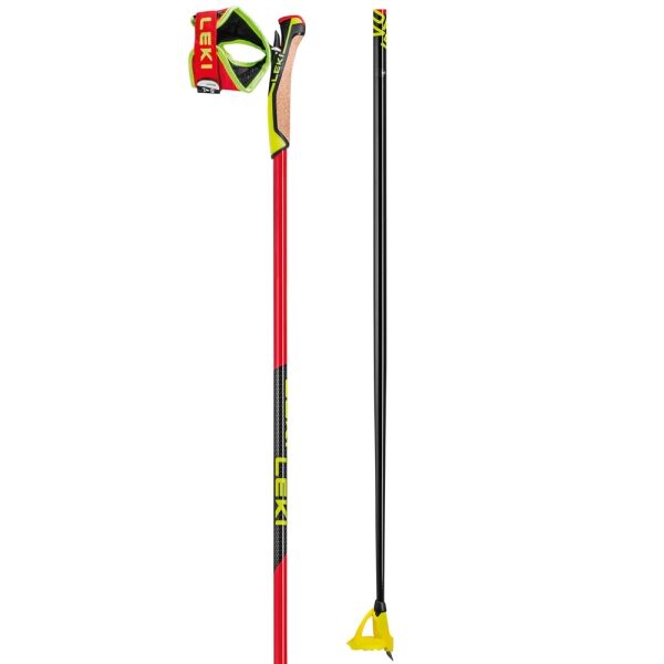 Leki PRC 750 Skistöcke Für Den Langlauf, Rot, Größe 140