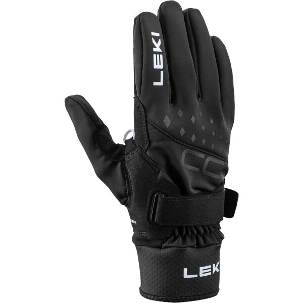 Leki CC SHARK Handschuhe Für Den Skilanglauf, Schwarz, Größe 8.5