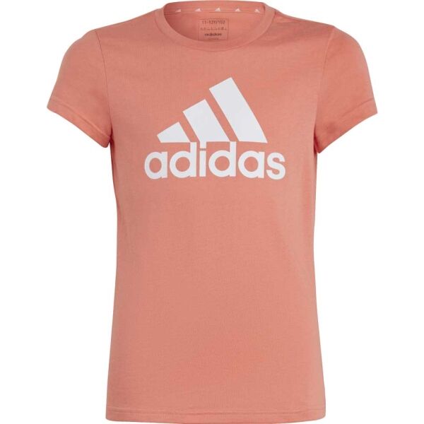 Adidas ESS BL T Mädchenshirt, Orange, Größe 152
