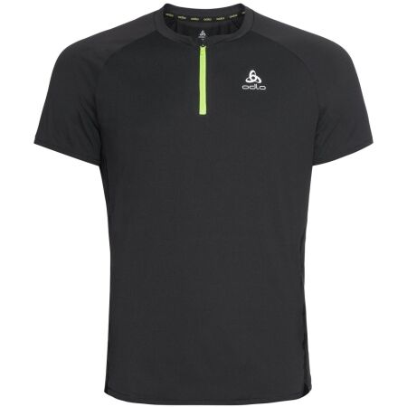 Odlo AXALP TRAIL T-SHIRT CREW NECK S/S 1/2 ZIP - Men's functional T-shirt