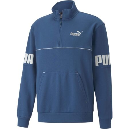 Puma POWER COLORBLOCK HALF ZIP FL - Herren Sweatshirt