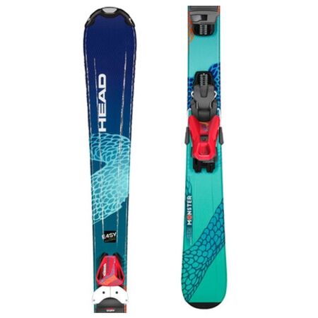 Head MONSTER EASY JRS + JRS 4.5 GW CA - Юношески ски за спускане