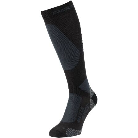 Odlo SOCKS OVER CALF PRIMALOFTMUSCLE FORCE W - Kompresné lyžiarske ponožky
