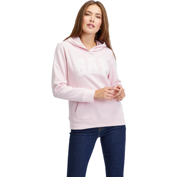 GAP CLSC FASH PO HD Női pulóver, rózsaszín, méret XS