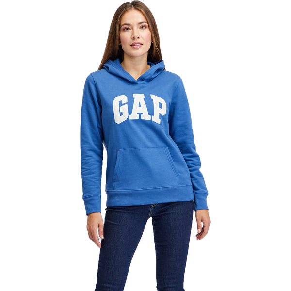 GAP CLSC FASH PO HD Női pulóver, kék, méret S