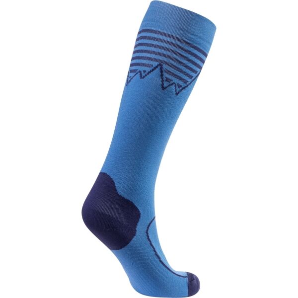 Klimatex TAROK Детски скиорски три четвърти чорапи, синьо, Veľkosť 27-30