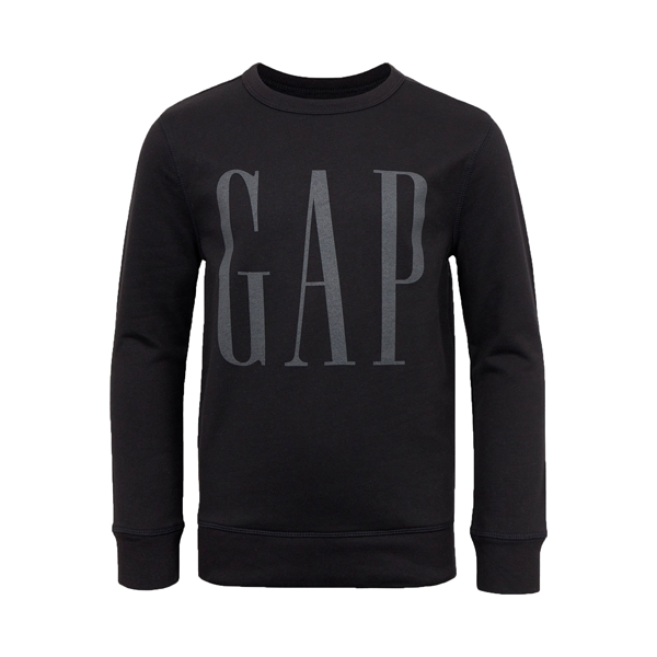 GAP V-LOGO DB CREW Fiú pulóver, fekete, méret L