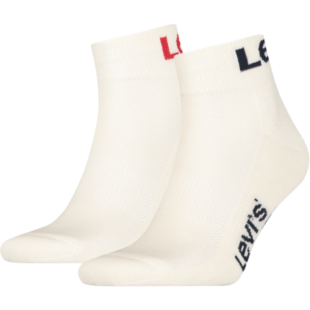Levi's MID CUT SPORT LOGO 2P - Unisex ponožky