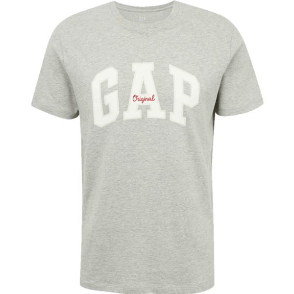 GAP V-INTX - 2PK LOGO ORIG ARCH Мъжка тениска, сиво, Veľkosť S