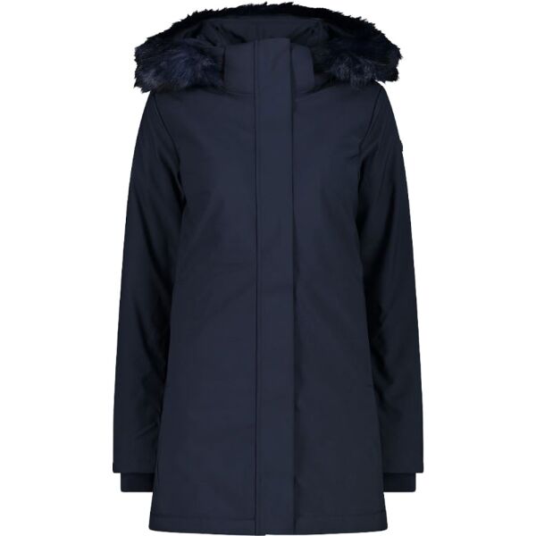 CMP WOMAN COAT ZIP HOOD Női softshell kabát, sötétkék, méret 38
