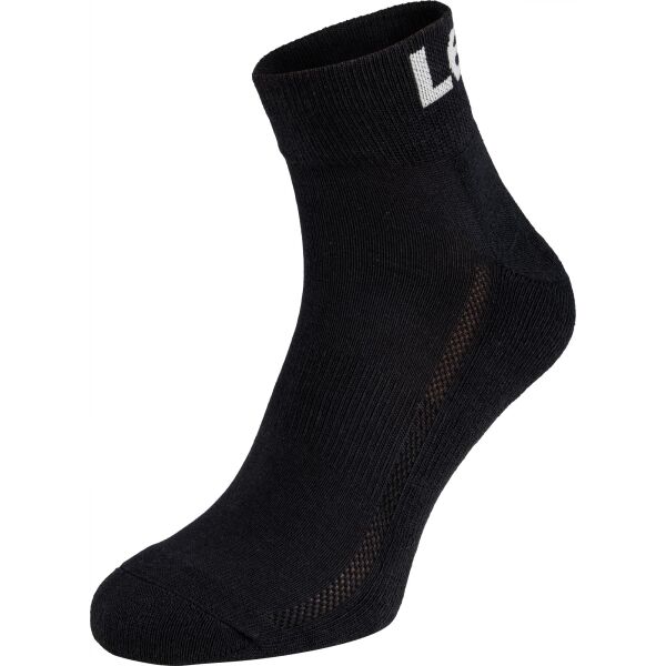 Levi's MID CUT SPORT LOGO 2P Универсални чорапи, черно, Veľkosť 35-38