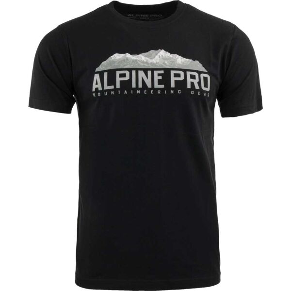 ALPINE PRO MODEN Férfi póló, fekete, méret S
