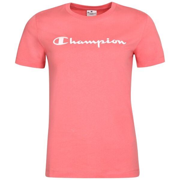 Champion CREWNECK T-SHIRT Női póló, rózsaszín, méret L