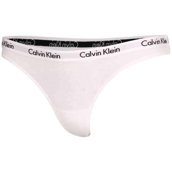 Calvin Klein 3PK THONG Дамски бикини, бяло, Veľkosť S