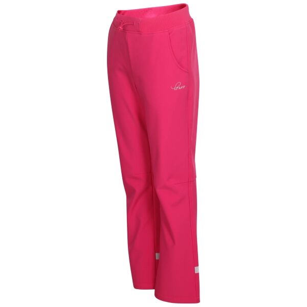 Lewro CARNOLO Софтшелови панталони за момичета, розово, Veľkosť 116-122