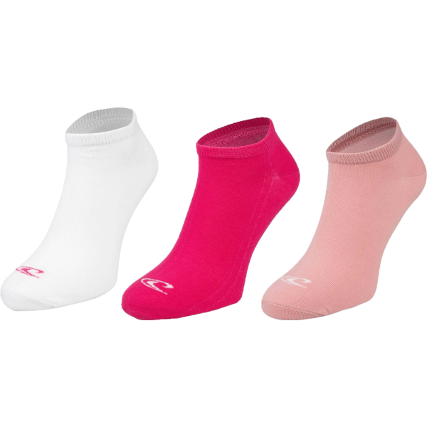 O'Neill SNEAKER 3PK Дамски чорапи, розово, размер