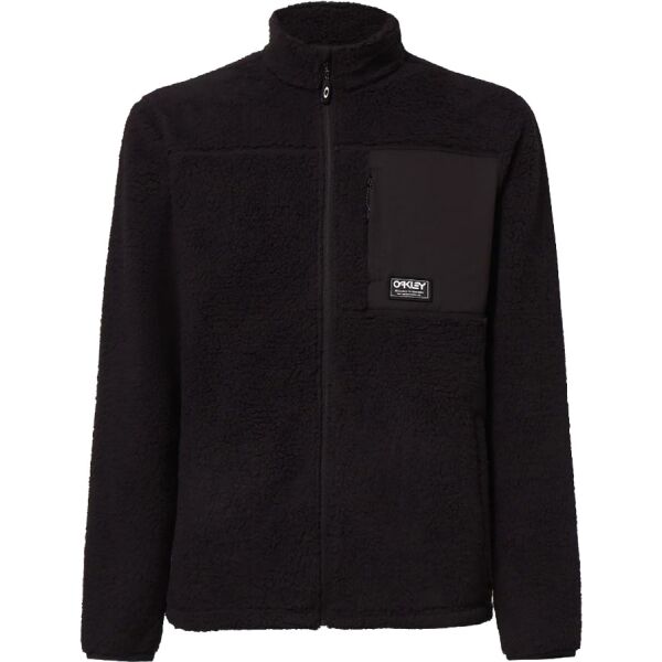 Oakley MOUNTAIN FIRE SHERPA Férfi fleece pulóver, fekete, méret XL