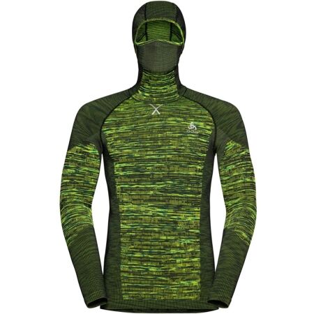 Odlo BL TOP WITH FACEMASK L/S BLACKCOMB ECO - Functional T-shirt with an integrated hood
