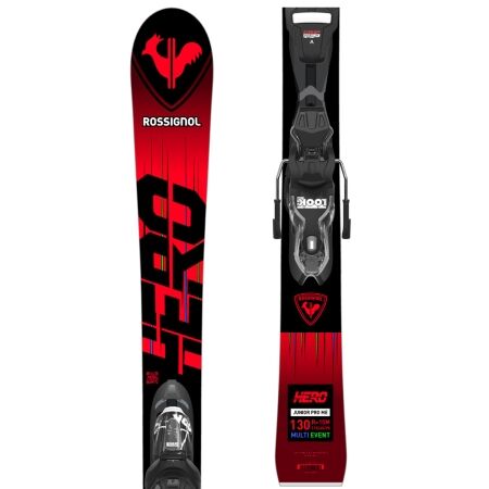 Rossignol HERO JUNIOR XPRESS + JR EXPRESS 7 GW - Dětské sjezdové lyže