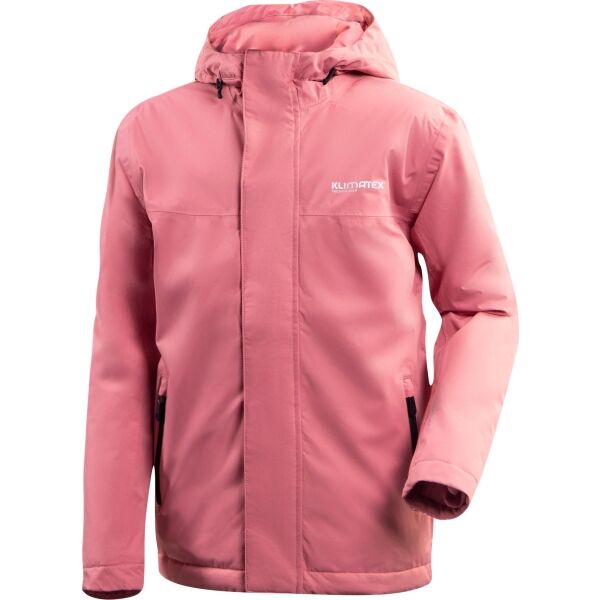 Klimatex FISTANA Gyerek outdoor kabát kapucnival, rózsaszín, méret 146