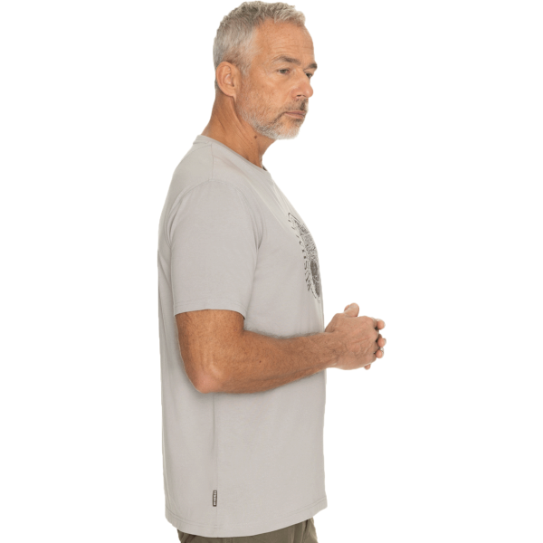 BUSHMAN DAISEN Мъжка тениска, сиво, Veľkosť XXL