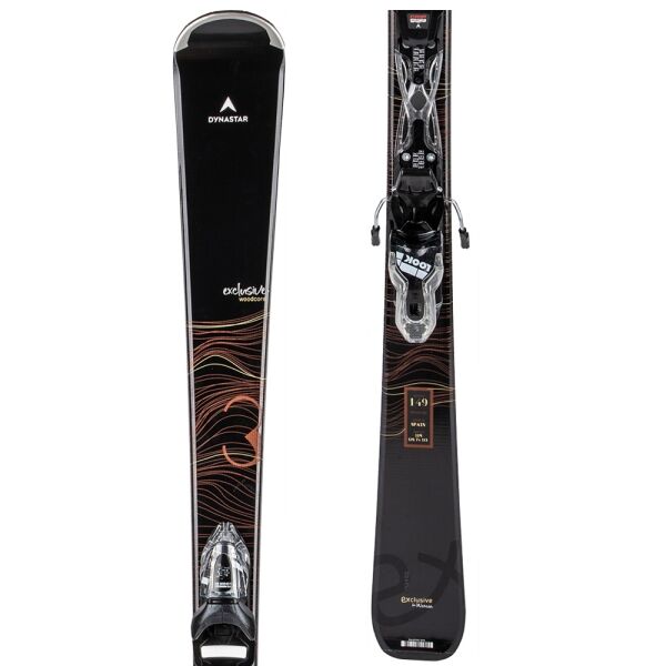 Dynastar EXCLUSIVE XPRESS + XPRESS W10 GW B83 Дамски ски за спускане, черно, размер