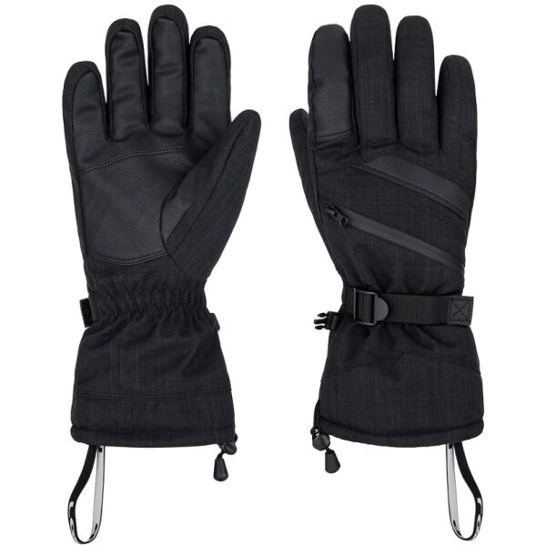 Loap ROPER Мъжки зимни ръкавици, черно, Veľkosť XS