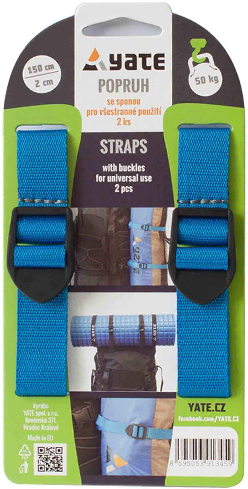 Strap with a buckle