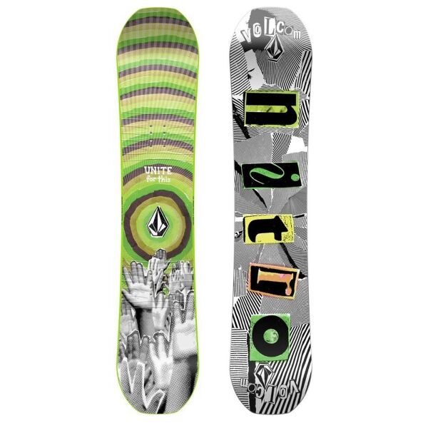NITRO RIPPER KIDS X VOLCOM Gyerek snowboard, zöld, méret 126