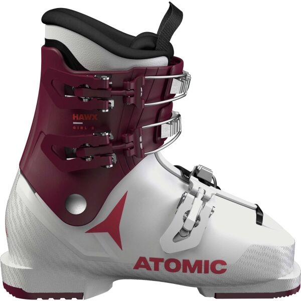 Atomic HAWX GIRL 3 Ски обувки за момичета, бяло, Veľkosť 23-23.5