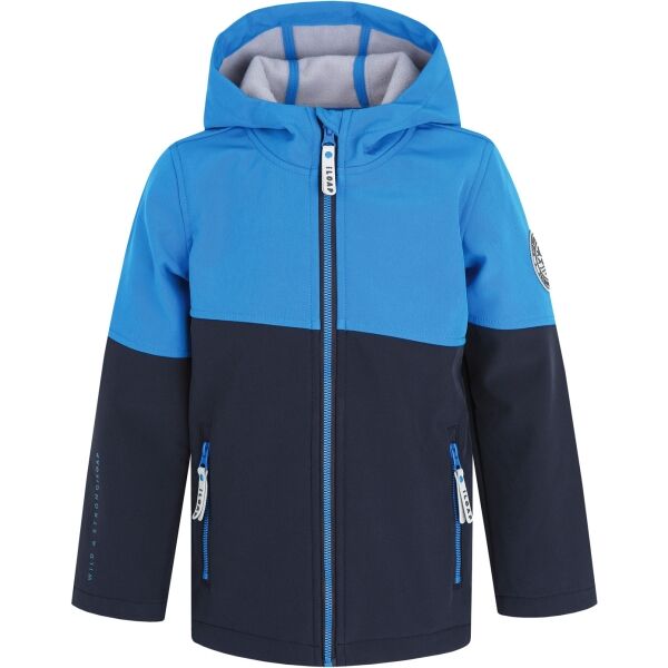 Loap LONDON Gyerek softshell kabát, kék, méret 158-164
