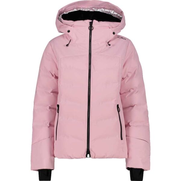CMP WOMAN JACKET FIX HOOD Női kabát, rózsaszín, méret 38