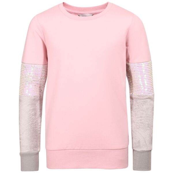 Lewro SAMMIE Lány pulóver, rózsaszín, méret 128-134