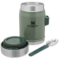 Food thermos with spoon/fork