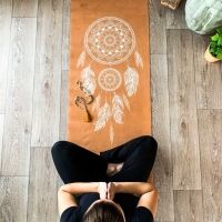 Travel yoga mat