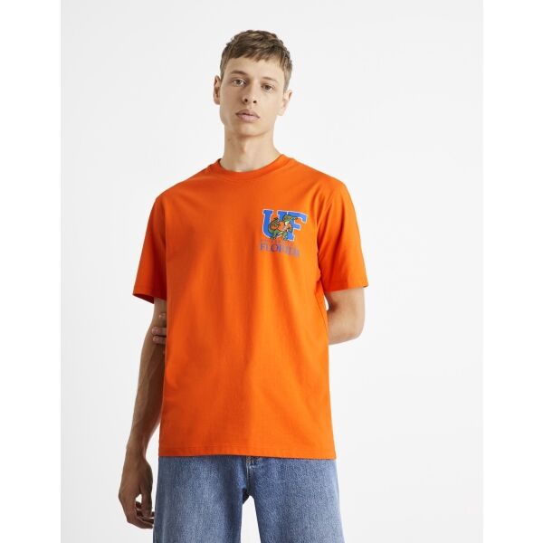 CELIO LCEFLO2 Herrenshirt, Orange, Größe XXL