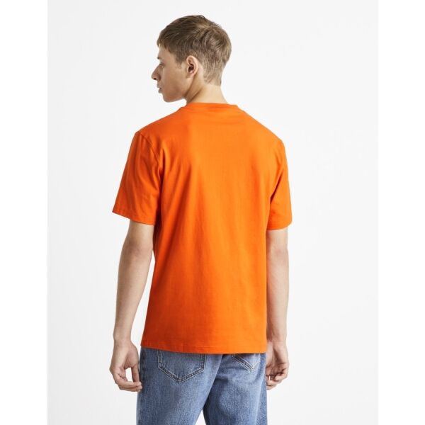 CELIO LCEFLO2 Herrenshirt, Orange, Größe L